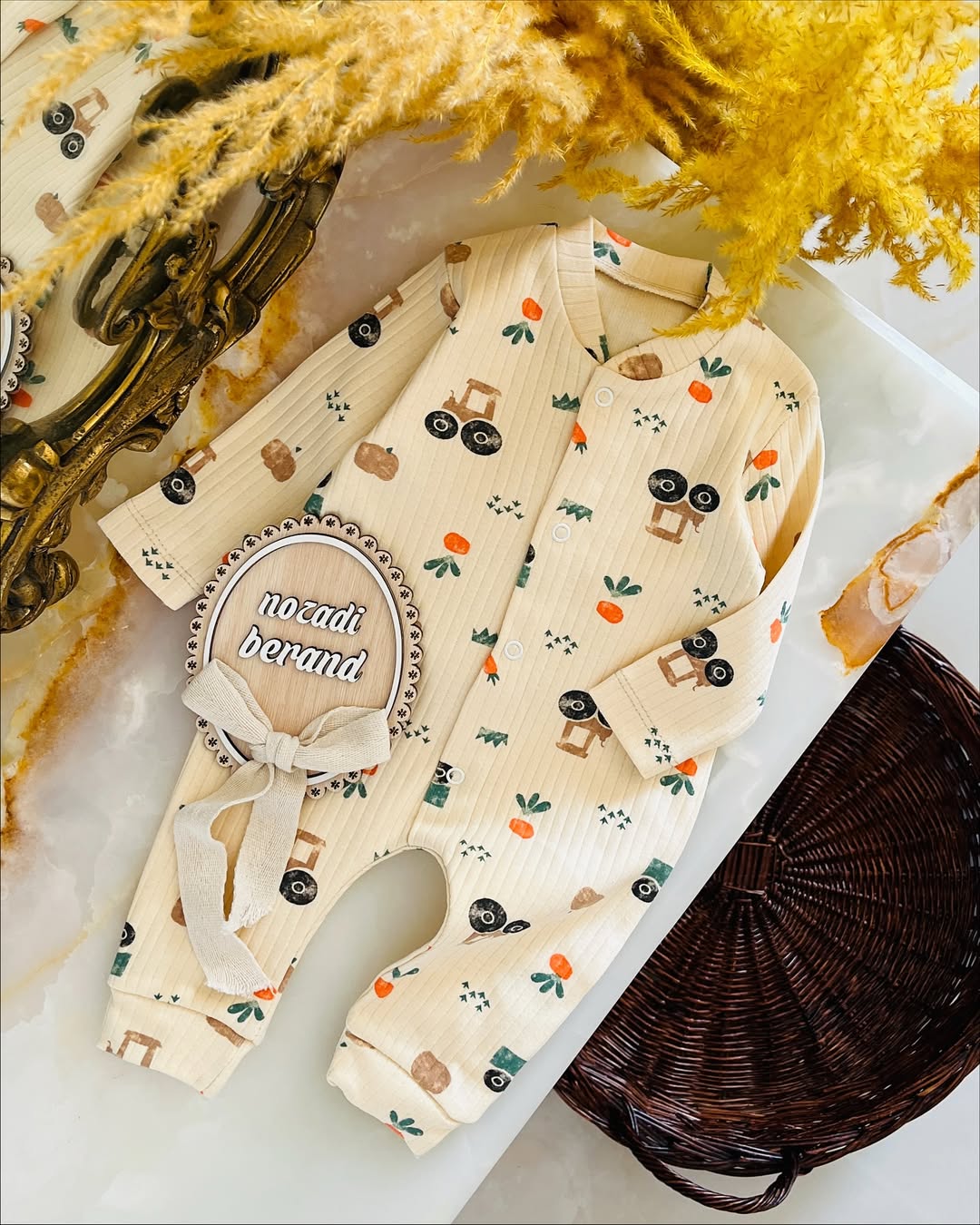 سرهمی نوزادی پسرانه ترک کبریتی