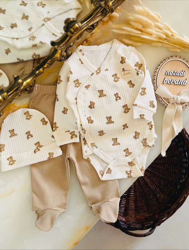 ست سهتکه اسپرت تدی🧸✨