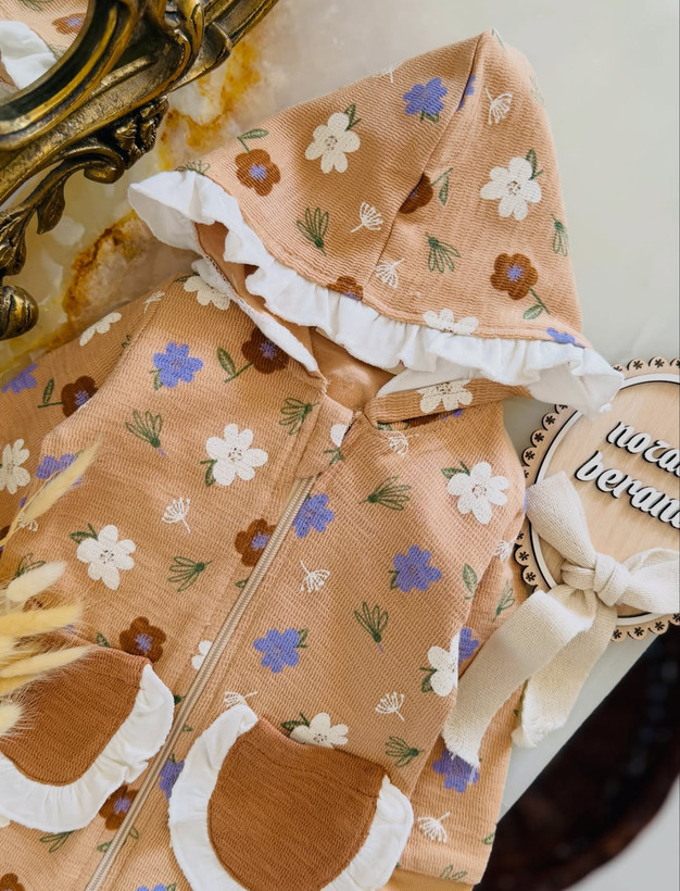 سرهمی کلاه دار گل
