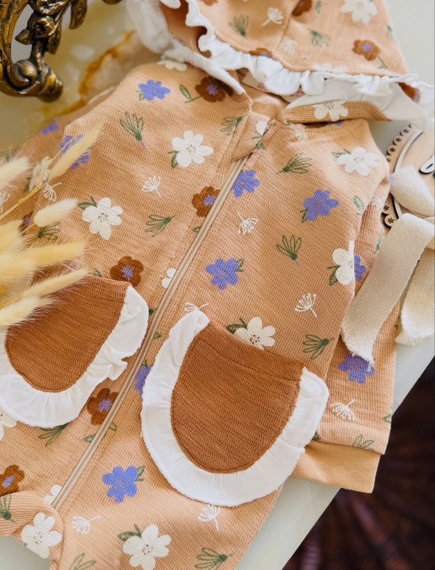 سرهمی کلاه دار گل
