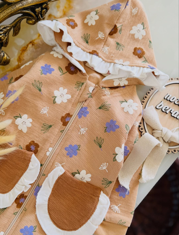سرهمی کلاه دار گل